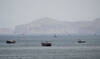 Ships and boats in the Strait of Hormuz, Musandam, Oman, April 22, 2026. (REUTERS)