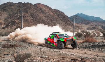 68 drivers get underway in first stage of Jeddah Baja Toyota rally