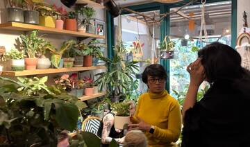 Delhi ‘plant cafe’ offers residents respite from toxic smog