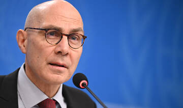 UN High Commissioner for Human Rights Volker Turk addresses a press conference in Geneva. (AFP file photo)