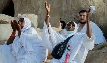 Peak devotion as pilgrims gather in Arafat for most sacred Hajj rite