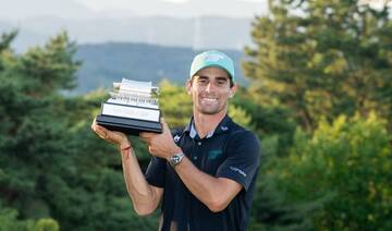 Individual Champion, Captain Joaquín Niemann of Torque GC poses for a photo with the trophy.