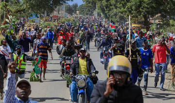 Hundreds of youths protest outside Kenya’s Ebola quarantine center for US citizens