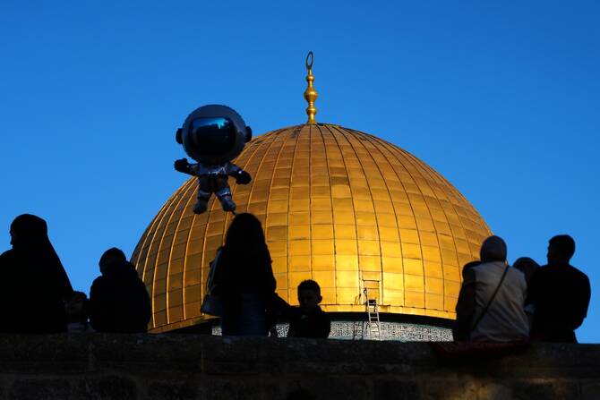 Muslim faithful around world the celebrate the first day of Eid Al-Adha, the Feast of Sacrifice
