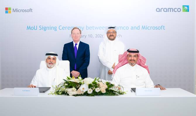 Aramco, Microsoft sign pact to accelerate industrial AI rollout 