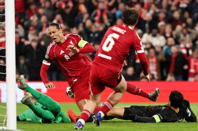Liverpool captain Van Dijk says PSG ‘deserved’ Champions League semifinal spot