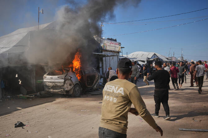 Police officer, Hamas official's son among 6 killed by Israeli strikes in Gaza