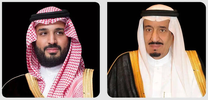 Saudi king, crown prince exchange Eid greetings with Muslim leaders