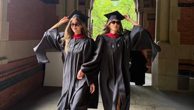 Simi and Haze celebrate master’s degrees