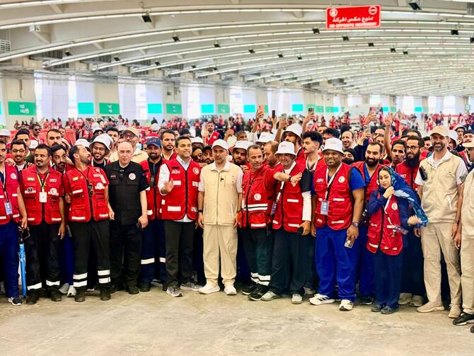 Saudi RPM deploys 6,000 medical personnel and 300 ambulances to serve pilgrims