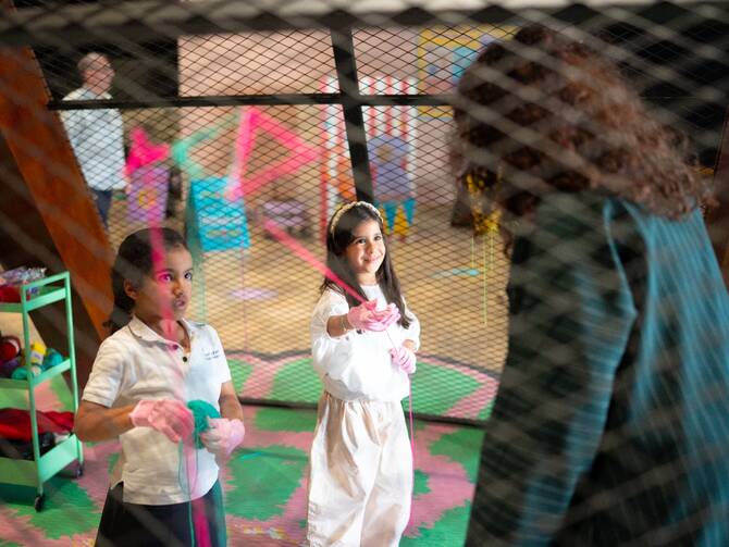‘Upcycling Wonderground’: Diriyah Biennale finds a sustainable encore in children’s hands